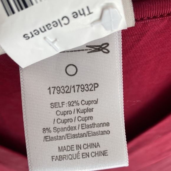 (56) Dolan 3/4 sleeve maroon midi dress, Size XS - Picture 3 of 7